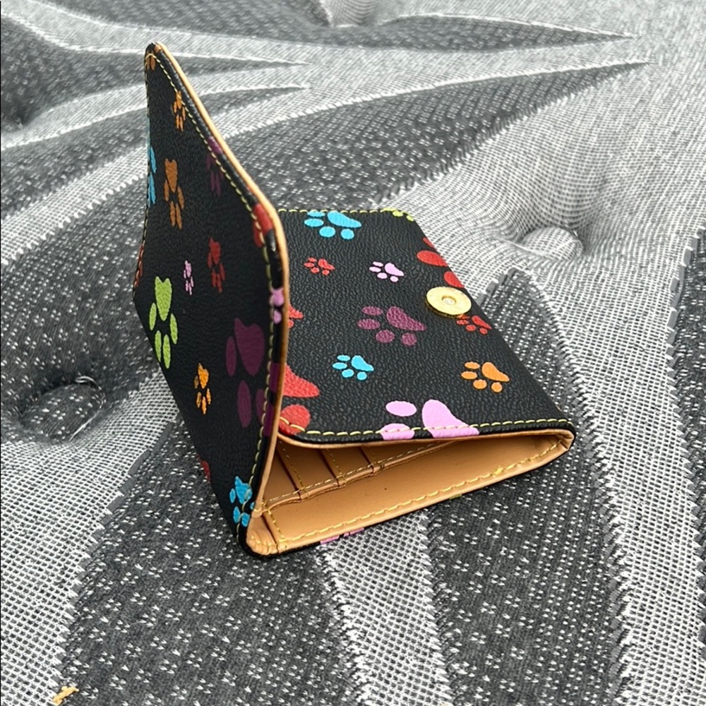 Dog print wallet